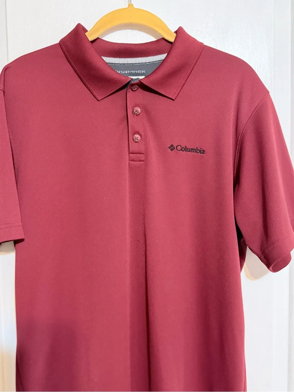 Columbia Men's Maroon  Garnet Performance Polo Golf Medium